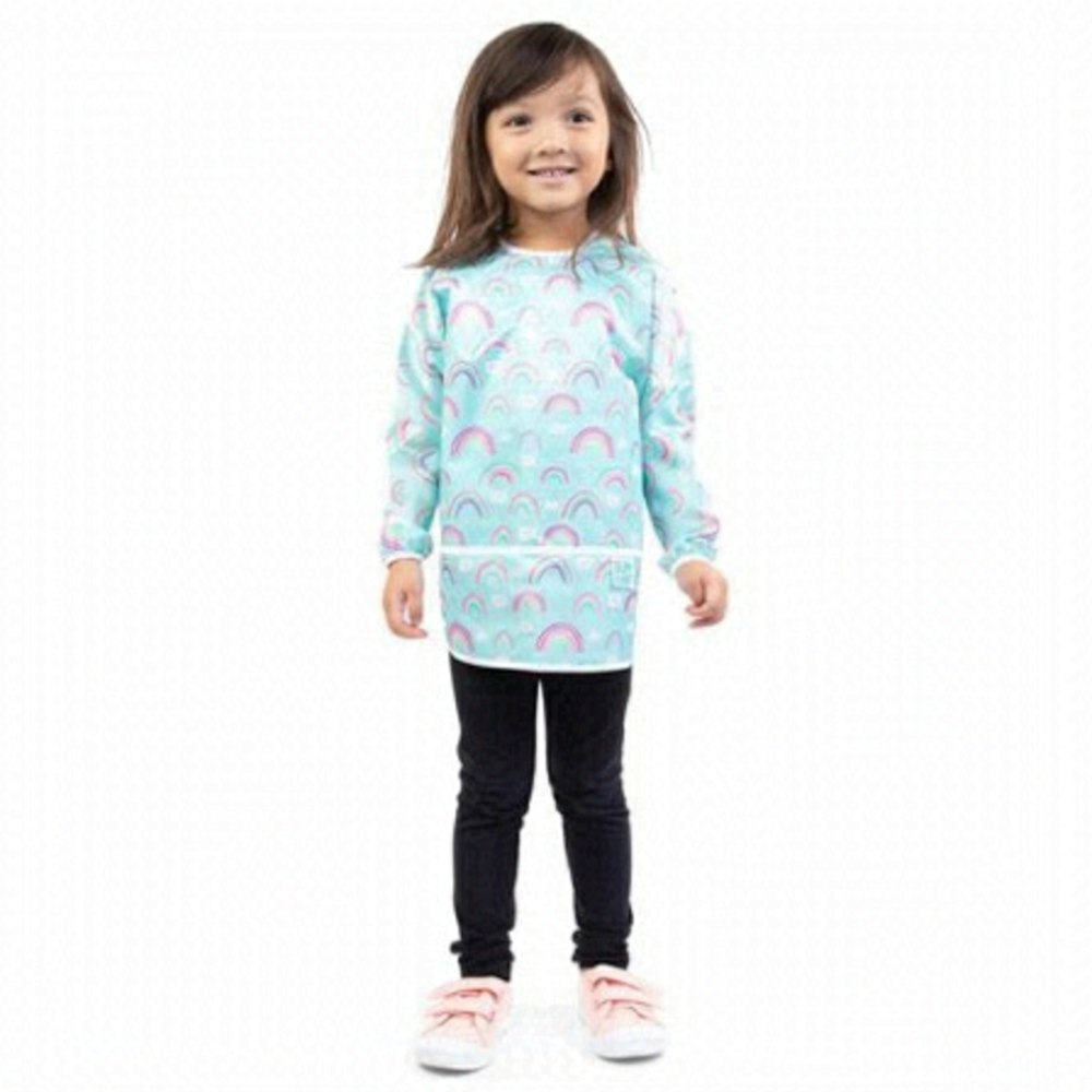 Bumkins - Kids, Girls Long Sleeve Smock, Waterproof, Art, Crafts, Play, Machine